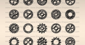 اشكال مسننات معدنية