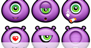 ايقونات purple monsters