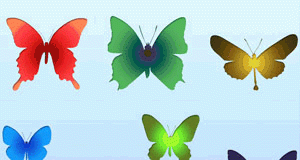 اشكال فراشات