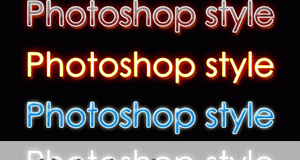 ستايلات متوهجة