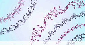 فراشي دائرية مزخرفة