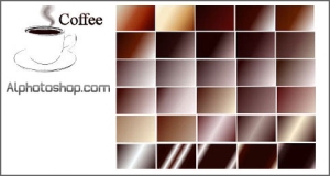 تدرجات باللوان القهوة